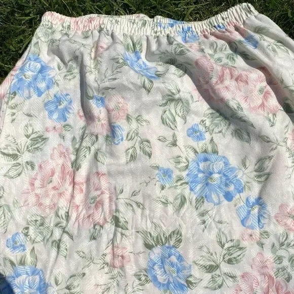 Vintage pastel floral skirt - Picture 3 of 8
